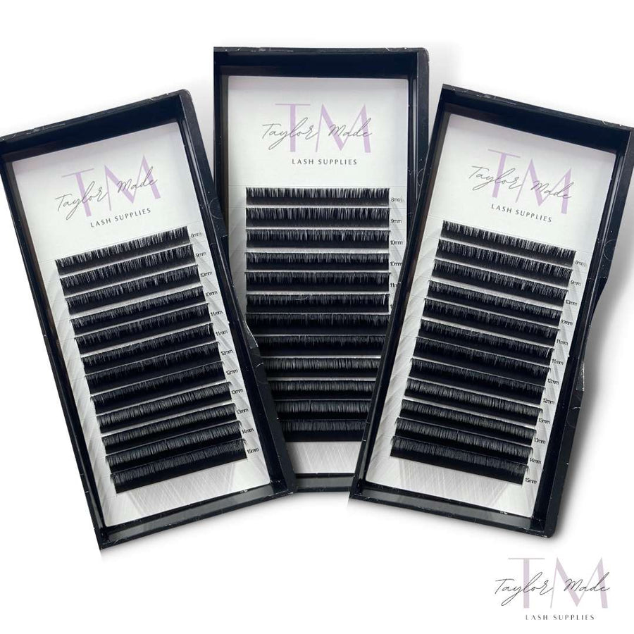 Flat Lash: Mixed Tray (.15)